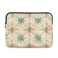 thumbnail image 1 of FORMRS 13-13.3 inch Laptop Sleeve Case Soft Carrying Quilted Computer Bag Cover, Pastel Beige Geometric, 1 of 7