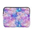 thumbnail image 1 of FORMRS 13"-13.3" Laptop Sleeve Protective Case Soft Carrying Quilted Computer Bag Cover, Pastel Pink Marble Pattern, 1 of 7