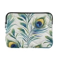 thumbnail image 1 of FORMRS 13"-13.3" Laptop Sleeve Protective Case Soft Carrying Quilted Computer Bag Cover, Peacock Feather, 1 of 7