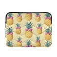 thumbnail image 1 of FORMRS 13-13.3 inch Laptop Sleeve Case Soft Carrying Quilted Computer Bag Cover, Pineapple Love, 1 of 7