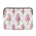 thumbnail image 1 of FORMRS 13-13.3 inch Laptop Sleeve Case Soft Carrying Quilted Computer Bag Cover, Pink Cartoon Ice Cream, 1 of 7