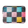 thumbnail image 1 of FORMRS 13-13.3 inch Laptop Sleeve Case Soft Carrying Quilted Computer Bag Cover, Pink Checkered Pattern, 1 of 7