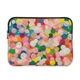 thumbnail image 1 of FORMRS 13"-13.3" Laptop Sleeve Protective Case Soft Carrying Quilted Computer Bag Cover, Pink Colorful Circles, 1 of 7