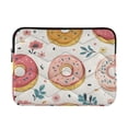 thumbnail image 1 of FORMRS 13-13.3 inch Laptop Sleeve Case Soft Carrying Quilted Computer Bag Cover, Pink Donut, 1 of 7
