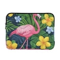 thumbnail image 1 of FORMRS 13"-13.3" Laptop Sleeve Protective Case Soft Carrying Quilted Computer Bag Cover, Pink Flamingo Pattern, 1 of 7