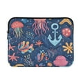 thumbnail image 1 of FORMRS 13"-13.3" Laptop Sleeve Protective Case Soft Carrying Quilted Computer Bag Cover, Pink Jellyfish, 1 of 7