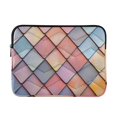 thumbnail image 1 of FORMRS 13-13.3 inch Laptop Sleeve Case Soft Carrying Quilted Computer Bag Cover, Pink Shimmering Pattern, 1 of 7