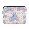 thumbnail image 1 of FORMRS 13"-13.3" Laptop Sleeve Protective Case Soft Carrying Quilted Computer Bag Cover, Pink Skates, 1 of 7