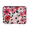 thumbnail image 1 of FORMRS 13"-13.3" Laptop Sleeve Protective Case Soft Carrying Quilted Computer Bag Cover, Pink and Red Flowers, 1 of 7