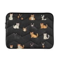 thumbnail image 1 of FORMRS 13-13.3 inch Laptop Sleeve Case Soft Carrying Quilted Computer Bag Cover, Pixel Cat, 1 of 7