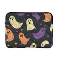 thumbnail image 1 of FORMRS 13"-13.3" Laptop Sleeve Protective Case Soft Carrying Quilted Computer Bag Cover, Purple Halloween Ghosts, 1 of 7