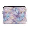 thumbnail image 1 of FORMRS 13-13.3 inch Laptop Sleeve Case Soft Carrying Quilted Computer Bag Cover, Purple Marble Pattern, 1 of 7