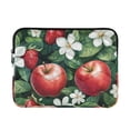 thumbnail image 1 of FORMRS 13"-13.3" Laptop Sleeve Protective Case Soft Carrying Quilted Computer Bag Cover, Red Apple Pattern, 1 of 7