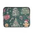 thumbnail image 1 of FORMRS 13-13.3 inch Laptop Sleeve Case Soft Carrying Quilted Computer Bag Cover, Red Christmas Gingerbread, 1 of 7