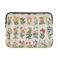 thumbnail image 1 of FORMRS 13-13.3 inch Laptop Sleeve Case Soft Carrying Quilted Computer Bag Cover, Red Floral, 1 of 7