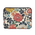 thumbnail image 1 of FORMRS 13-13.3 inch Laptop Sleeve Case Soft Carrying Quilted Computer Bag Cover, Red Flowers Pattern, 1 of 7
