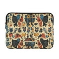 thumbnail image 1 of FORMRS 13"-13.3" Laptop Sleeve Protective Case Soft Carrying Quilted Computer Bag Cover, Red Geometric, 1 of 7