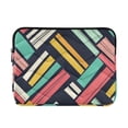 thumbnail image 1 of FORMRS 13-13.3 inch Laptop Sleeve Case Soft Carrying Quilted Computer Bag Cover, Red Geometric, 1 of 7