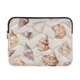 thumbnail image 1 of FORMRS 13-13.3 inch Laptop Sleeve Case Soft Carrying Quilted Computer Bag Cover, Red Watercolor Seashells, 1 of 7