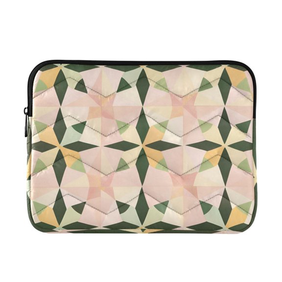 FORMRS 13-13.3 inch Laptop Sleeve Case Soft Carrying Quilted Computer Bag Cover, Retro Black Stars