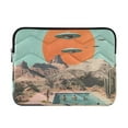 thumbnail image 1 of FORMRS 13-13.3 inch Laptop Sleeve Case Soft Carrying Quilted Computer Bag Cover, Retro UFO, 1 of 7