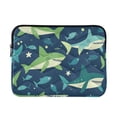thumbnail image 1 of FORMRS 13-13.3 inch Laptop Sleeve Case Soft Carrying Quilted Computer Bag Cover, Sharks Pattern, 1 of 7