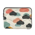 thumbnail image 1 of FORMRS 13-13.3 inch Laptop Sleeve Case Soft Carrying Quilted Computer Bag Cover, Simple Clouds, 1 of 7