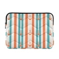 thumbnail image 1 of FORMRS 13-13.3 inch Laptop Sleeve Case Soft Carrying Quilted Computer Bag Cover, Simple Nautical Pattern, 1 of 7