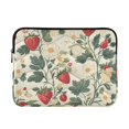 thumbnail image 1 of FORMRS 13"-13.3" Laptop Sleeve Protective Case Soft Carrying Quilted Computer Bag Cover, Small Strawberry Pattern, 1 of 7