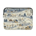 thumbnail image 1 of FORMRS 13"-13.3" Laptop Sleeve Protective Case Soft Carrying Quilted Computer Bag Cover, Snowy Mountains, 1 of 7