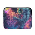 thumbnail image 1 of FORMRS 13"-13.3" Laptop Sleeve Protective Case Soft Carrying Quilted Computer Bag Cover, Space Astronaut, 1 of 7
