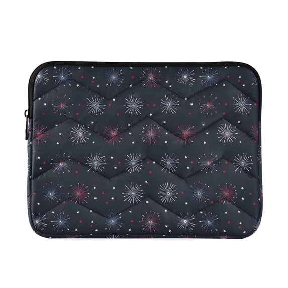 FORMRS 13-13.3 inch Laptop Sleeve Case Soft Carrying Quilted Computer Bag Cover, Starry Night Pattern