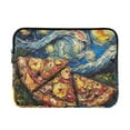 thumbnail image 1 of FORMRS 13"-13.3" Laptop Sleeve Protective Case Soft Carrying Quilted Computer Bag Cover, Starry Pizza, 1 of 7