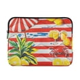 thumbnail image 1 of FORMRS 13-13.3 inch Laptop Sleeve Case Soft Carrying Quilted Computer Bag Cover, Striped Lemon, 1 of 7