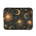 thumbnail image 1 of FORMRS 13-13.3 inch Laptop Sleeve Case Soft Carrying Quilted Computer Bag Cover, Sun Moon and Stars Pattern, 1 of 7