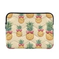 thumbnail image 1 of FORMRS 13-13.3 inch Laptop Sleeve Case Soft Carrying Quilted Computer Bag Cover, Sunshine Pineapples, 1 of 7