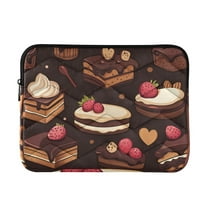 FORMRS 13-13.3 inch Laptop Sleeve Case Soft Carrying Quilted Computer Bag Cover, Sweet Cakes