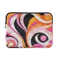thumbnail image 1 of FORMRS 13-13.3 inch Laptop Sleeve Case Soft Carrying Quilted Computer Bag Cover, Swirling Circles, 1 of 7