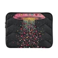 thumbnail image 1 of FORMRS 13-13.3 inch Laptop Sleeve Case Soft Carrying Quilted Computer Bag Cover, UFO with Hearts Pattern, 1 of 7