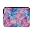 thumbnail image 1 of FORMRS 13-13.3 inch Laptop Sleeve Case Soft Carrying Quilted Computer Bag Cover, Watercolor Blue Marble Pattern, 1 of 7