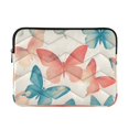 thumbnail image 1 of FORMRS 13-13.3 inch Laptop Sleeve Case Soft Carrying Quilted Computer Bag Cover, Watercolor Butterflies, 1 of 7