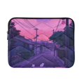 thumbnail image 1 of FORMRS 13"-13.3" Laptop Sleeve Protective Case Soft Carrying Quilted Computer Bag Cover, White Cat Walking, 1 of 7