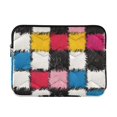 thumbnail image 1 of FORMRS 13-13.3 inch Laptop Sleeve Case Soft Carrying Quilted Computer Bag Cover, White Checkered Pattern, 1 of 7