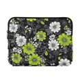 thumbnail image 1 of FORMRS 13-13.3 inch Laptop Sleeve Case Soft Carrying Quilted Computer Bag Cover, White Flower Pattern, 1 of 7