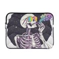 thumbnail image 1 of FORMRS 13-13.3 inch Laptop Sleeve Case Soft Carrying Quilted Computer Bag Cover, White Skeleton, 1 of 7