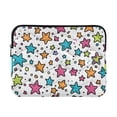thumbnail image 1 of FORMRS 13-13.3 inch Laptop Sleeve Case Soft Carrying Quilted Computer Bag Cover, White Stars, 1 of 7