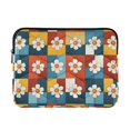 thumbnail image 1 of FORMRS 13-13.3 inch Laptop Sleeve Case Soft Carrying Quilted Computer Bag Cover, Yellow Checkered Daisy, 1 of 7