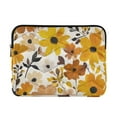 thumbnail image 1 of FORMRS 13-13.3 inch Laptop Sleeve Case Soft Carrying Quilted Computer Bag Cover, Yellow Flowers, 1 of 7