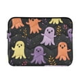 thumbnail image 1 of FORMRS 13"-13.3" Laptop Sleeve Protective Case Soft Carrying Quilted Computer Bag Cover, Yellow Halloween Ghosts, 1 of 7