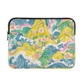 thumbnail image 1 of FORMRS 13-13.3 inch Laptop Sleeve Case Soft Carrying Quilted Computer Bag Cover, Yellow Mountains, 1 of 7